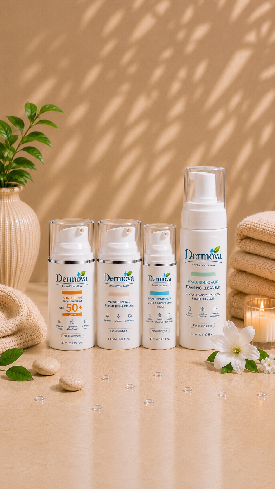 Dermova Daily Skincare Routine Bundle