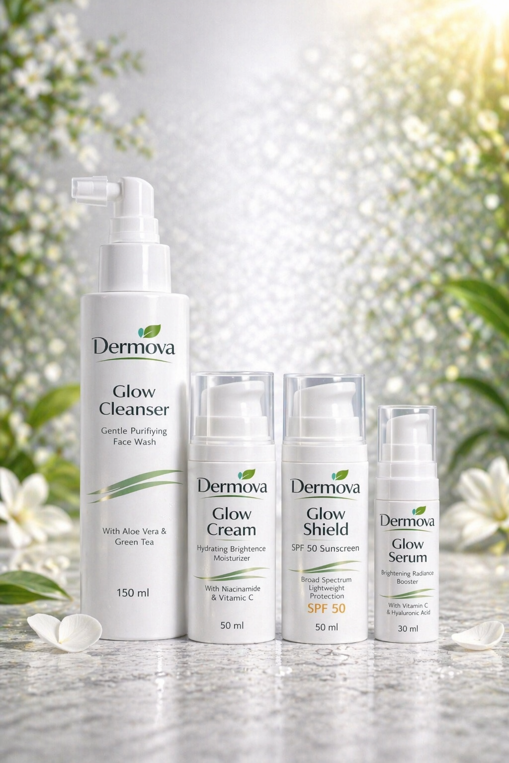 Dermova Daily Skincare Routine Set